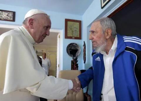papa y fidel