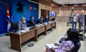 Terzo Consiglio  Congiunto  UE-Cuba in formato virtuale, presieduto  da Josef Borrel, e Bruno Rodríguez Parrilla.