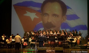 Concerto in omaggio  a José Martí, a Managua, Nicaragua, per il 168º anniversario dell’Apostolo.