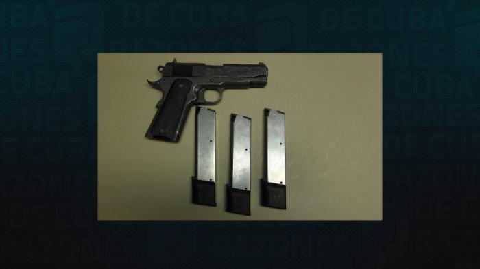 Armi sequestrate durante la detenzione