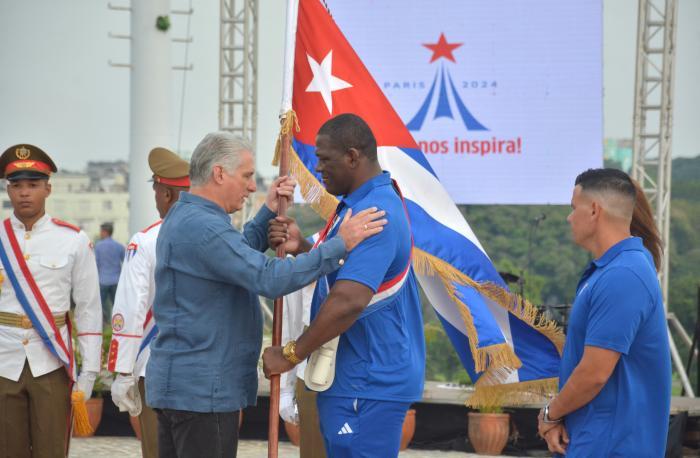 Abanderamiento Juegos Olimpicos Paris